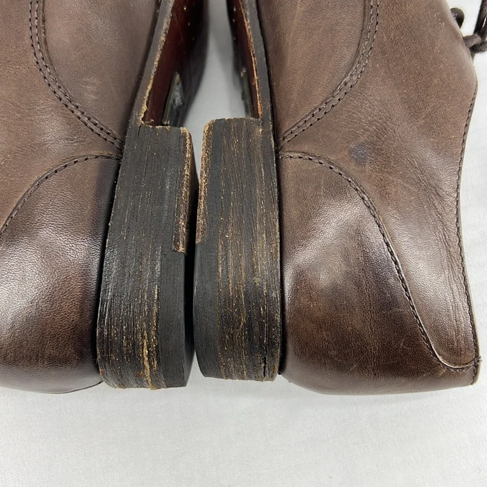 Frye Erin Brown Leather Oxford